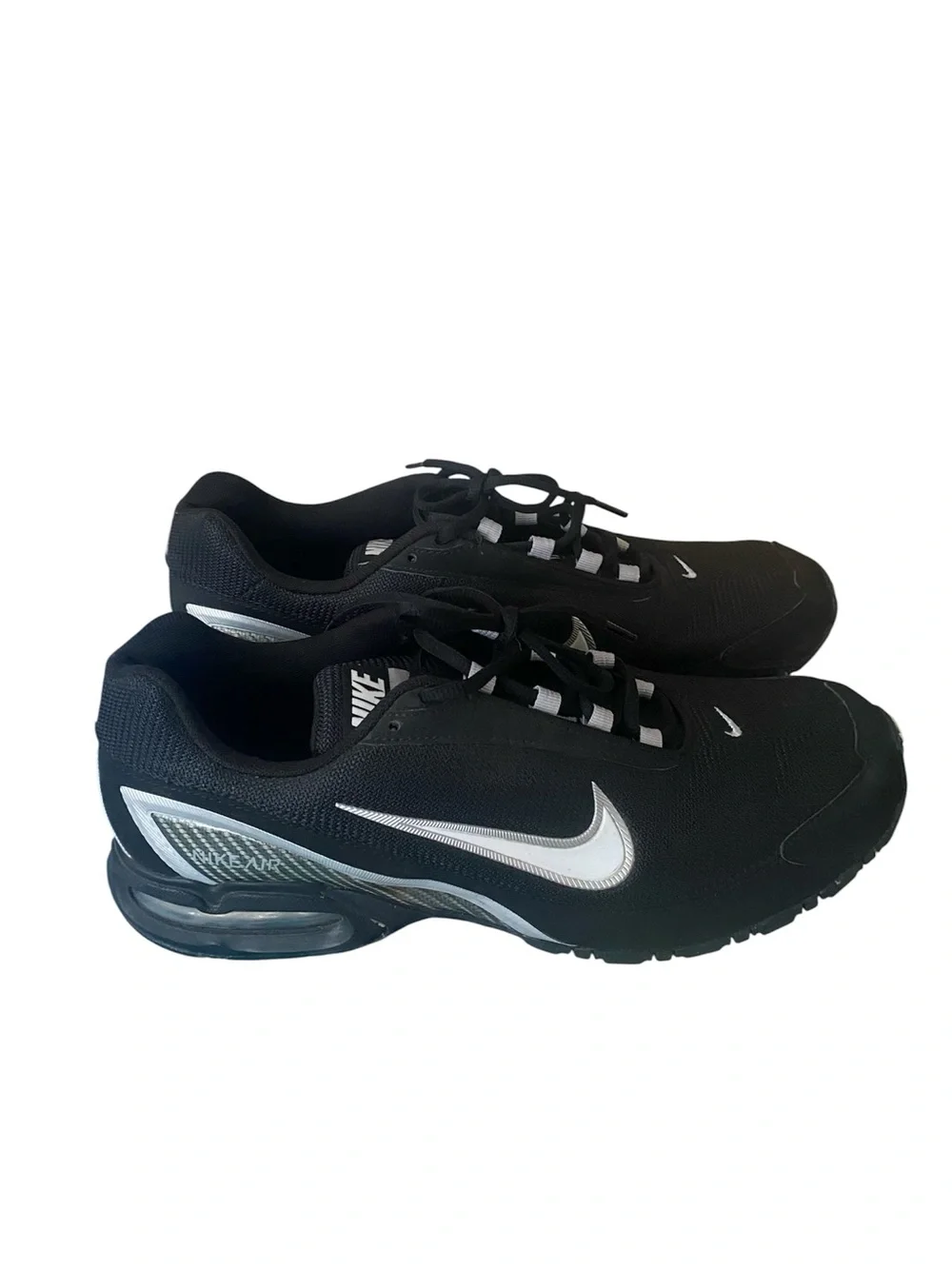 Nike Men’s Black with White Air Max Torch 3 Running Shoes 14